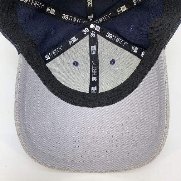 Chicago Bears New Era 39Thirty Fitted M/L Blue Embroidered Bear Cap Hat(H10) - Picture 11 of 16